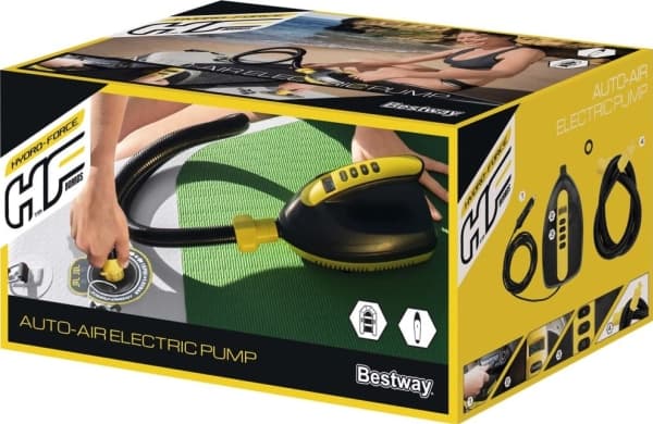 Bestway Hydro-Force Auto-Air elektrisk pump, 12 volt