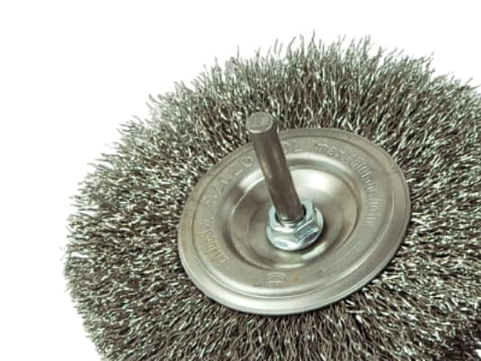 Szczotpol Skivebørste med skaft på 6 mm diameter. 60 mm A09