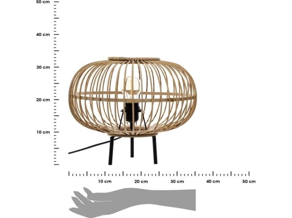 Atmosphera Bambu pöytävalaisin Eads yöpöytävalaisin 33 cm