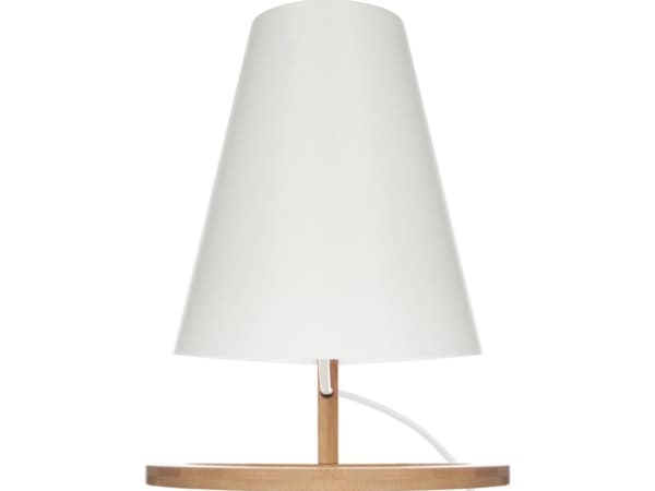 Atmosphera Brun bordslampa i bambu Pita 26,5 cm sänglampa