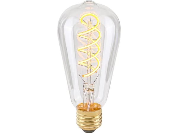 Italux Transparent edisonlampa E27 4W varm Italux led 801501