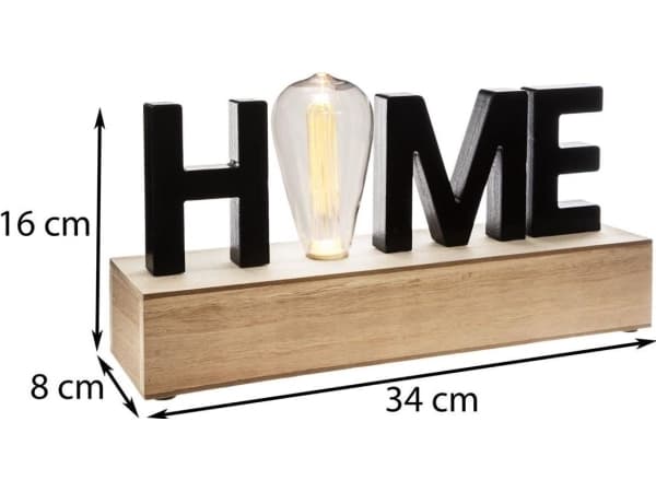 Atmosphera Dekorativ LED-bordslampa för hemmet med glödlampa