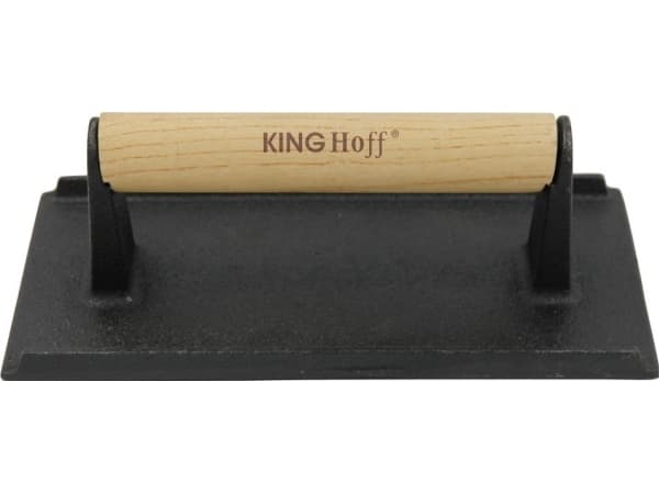 KingHoff valurautainen BURGER MEAT PRESS 21 X 10.8CM KINGHOFF KH-1758