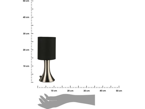 Atmosphera bordlampe Toga touch nattbordslampe 28 cm
