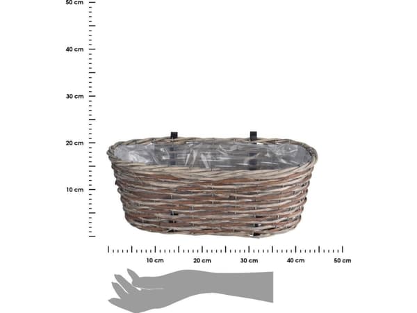 ProGarden Hengende balkong blomsterstativ