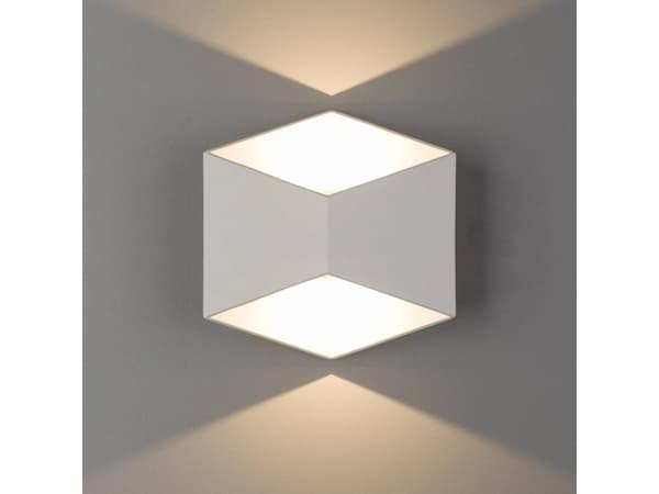 Vägglampa Nowodvorski Vägglampa loft TRIANGLES LED 8142 Nowodvorski metall geometrisk LED-armatur 10W 3000K fasad IP54 svart
