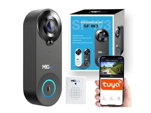 Luxury Video intercom MBG line SF W3 svart