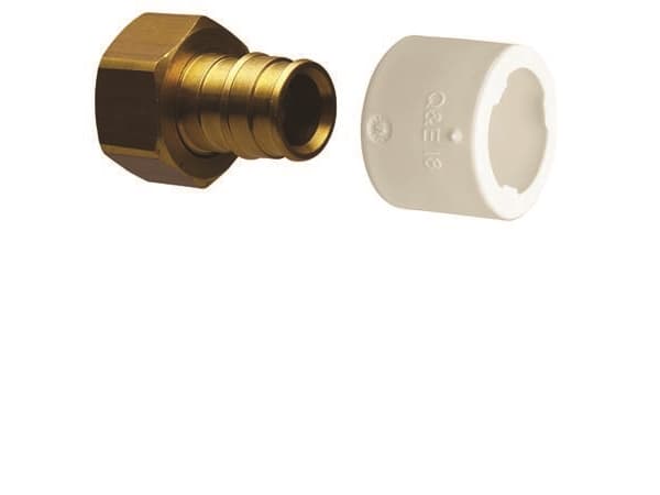 Uponor Q&amp;E (Quick and Easy) siirtymä liitosmutterilla 18 - 1/2", NKB, WTR.