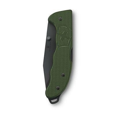 Victorinox Evoke BSH Alox, Lukittuvateräinen veitsi, Metsästyspuukko, Clip point -terä, Vihreä, 13,6 cm, 18 mm