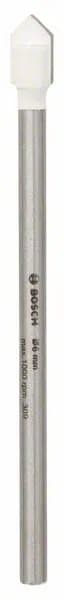Bosch 2 608 587 161, Porakone, 6 mm, 8 cm, Karkaistua lasia, Sylinterimäinen varsi, Läpipainopakkaus