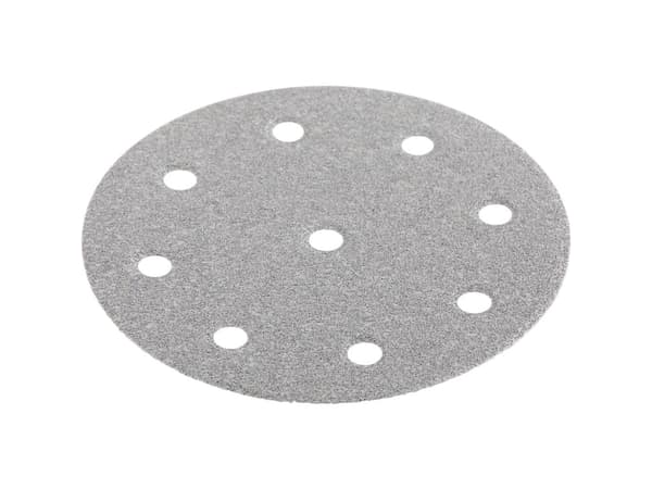 SilverFlex sliberondel Ø125 - 9 hul - P80 (25 stk)