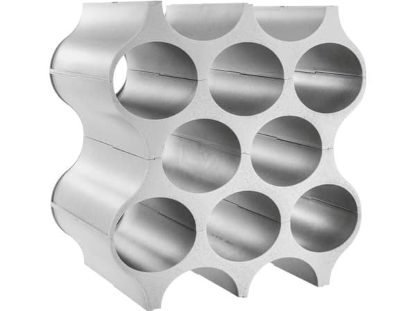 koziol 3596670, 8 flasker, Plastikk, Grå, Dekorativ