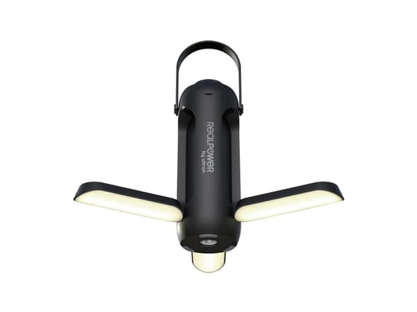Lampa stołowa Realpower RealPower LED outdoor Light 190,solar,schwarz,6.000mAh