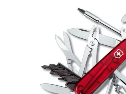 Victorinox CyberTool 34, Fällkniv av slipjoint-modell, Kniv med flera verktyg