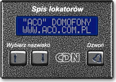 ACO ACO CDN-230E ST Elektronisk liste over leietakere, stål