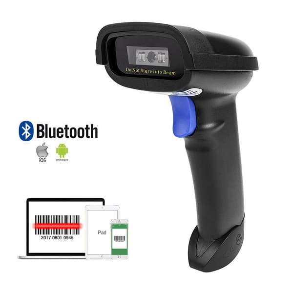 Viivakoodilukija akulla CCD Bluetooth