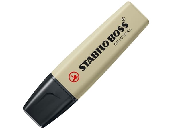 STABILO BOSS ORIGINAL NatureColors, 1 stk, grønn, 18 år, meiselspiss, svart, grønn, plast