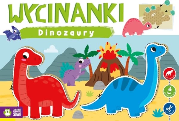 Zielona Sowa Leikkeleet - Dinosaurukset