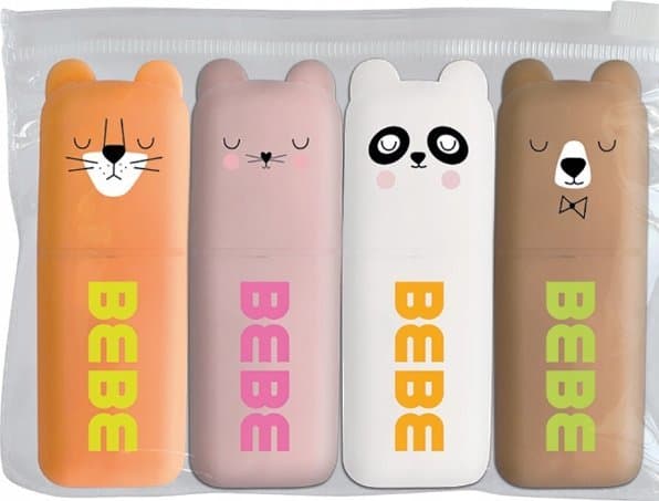 Interdruk Mini highlighters 4 farger BB Friends