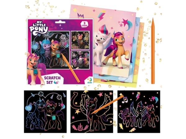 The Dodo ARTISTIC MY LITTLE PONY SCRATCH MÅLARBORD