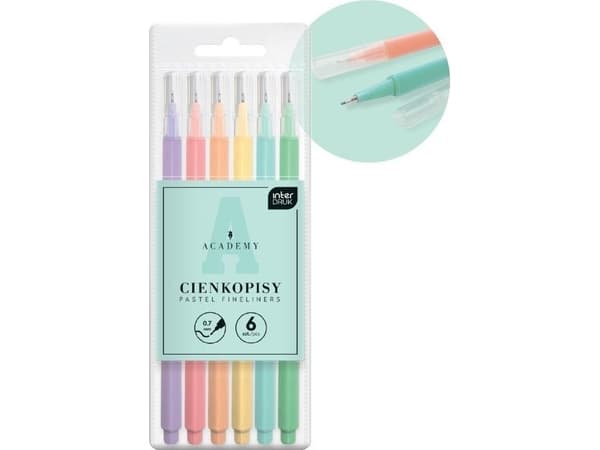 Pastel Academy Thinner Pens 6 färger