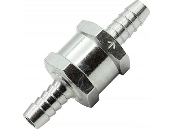 FUEL RETURN VALVE 6mm/SILVER