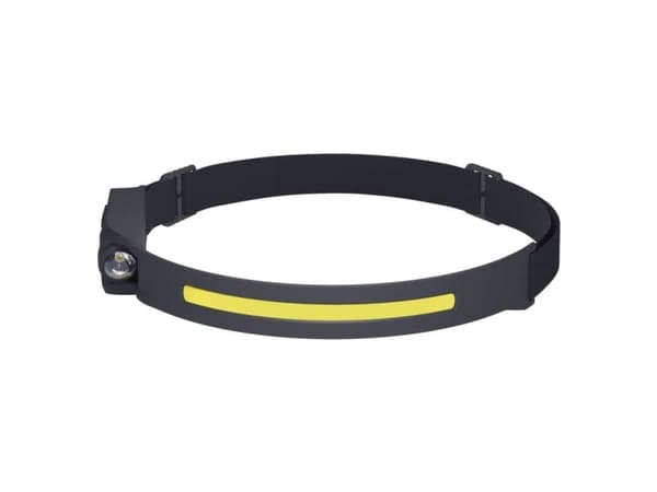 Emos P3541, Hodebåndslommelykt, Sort, Knapper, IP43, LED, 1 lamper