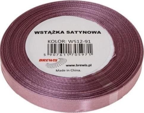 Satengbånd mørk rosa 12mm x 32m
