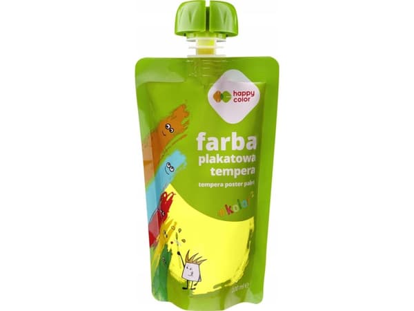 Farba plakatowa tempera żółta 100ml HA 3310 0100-1 HAPPY COLOR