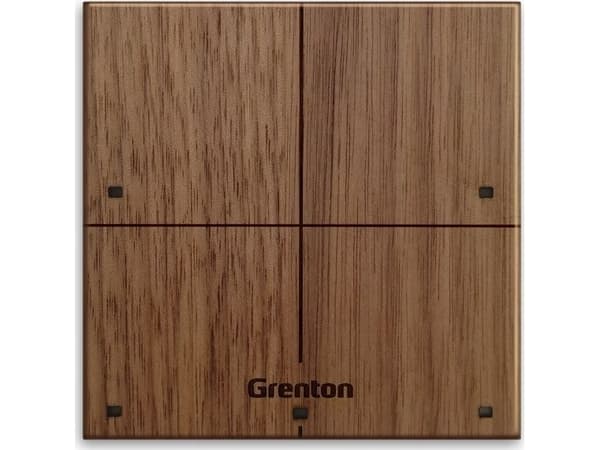Grenton Touch panel SMART PANEL 4B mørkt tre Grenton
