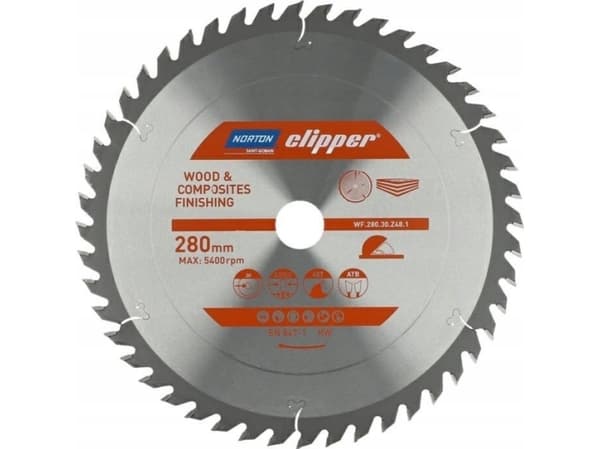 NORTON NORTON TARGET TOOL Saw 280mm x 30mm x 48z ATB TRÄ OCH SAMMANSÄTTNINGAR (3,2 / 2,2)