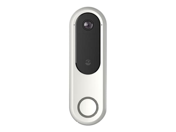 Doro Hemma - Smart dörrklocka - med kamera - trådlös - 802.11b/g/n, 433 MHz RF-protokoll - 2.4 Ghz - vit Vit