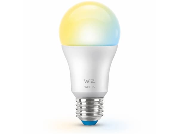 WiZ Bulb 60W A60 E27, Smart bulb, Wi-Fi/Bluetooth, White, E27, A60, 2700 K