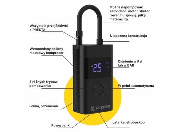 Manta bilkompressor XRIDER P01 elektrisk pumpe