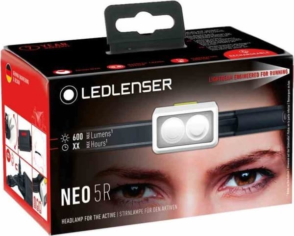 LEDLENSER Hodelykt NEO5R - Hvit