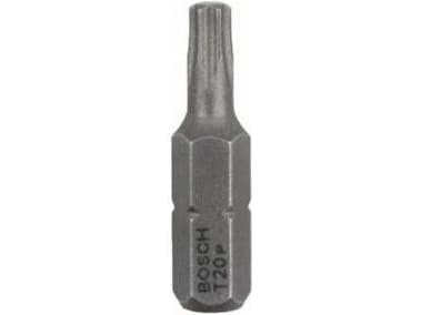 Bosch Extra Hard - Spiss for skrutrekker - for rustfritt stål, bløtt tre - 3 deler - 1/4" - torx - T20 - heksagonal - lengde: 25 mm