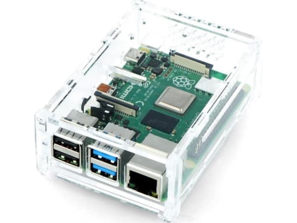 Gravlaser-hus med feste for Raspberry Pi 4B-kamera (GRL-14897)