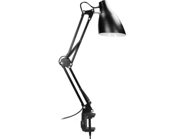 Orno DIAN, skruvbar bordslampa, 60W, E27, stål, svart