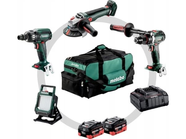 Metabo COMBO 18V BS+SSW+WBQ+BSA 2*10.0AH sähkötyökalusarja