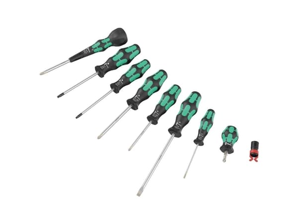 Wera 05134028001 Skruvmejsel set Workshop 9 delar Phillips, TORX, Phillips, TORX, Phillips