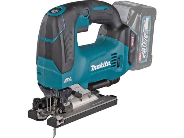 Makita JV002GZ Akumuliatorinis siaurapjūklis XGT 40V, bešepetėlinis variklis, 0-3500min¹, 26mm, "Z" versija - komplektuojamas be akumuliatoriaus ir k