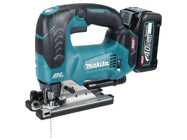Makita JV002GZ Akumuliatorinis siaurapjūklis XGT 40V, bešepetėlinis variklis, 0-3500min¹, 26mm, "Z" versija - komplektuojamas be akumuliatoriaus ir k