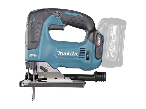 Makita JV002GZ Akumuliatorinis siaurapjūklis XGT 40V, bešepetėlinis variklis, 0-3500min¹, 26mm, "Z" versija - komplektuojamas be akumuliatoriaus ir k
