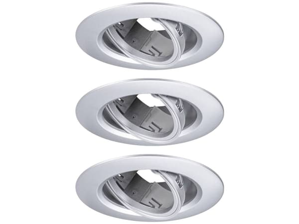 Paulmann 92110 Infälld belysning Set om 3 GU10 krom (matt)