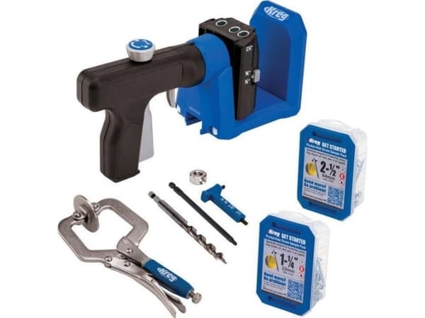 Borrkrona KREG Pocket-Hole Jig 520Pro Borrsats för dolda fogar