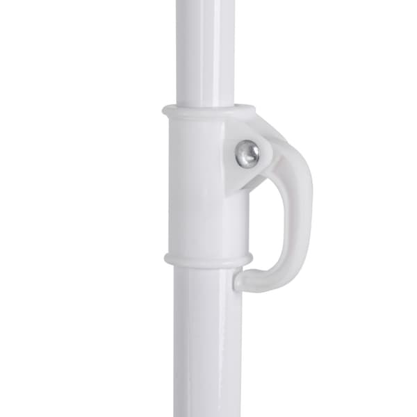 Puutarha aurinkovarjo, säädettävä, 150 cm, katkenneilla lehdillä
