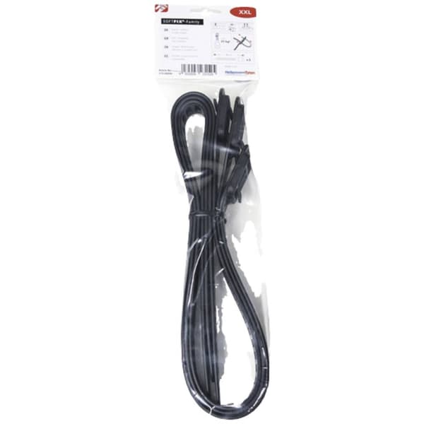 HellermannTyton 115-28898 SOFTFIX XXL-TPU-BK (3) Buntband 880 mm 28 mm Svart 3 st