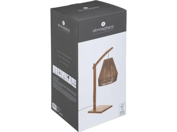 Atmosphera bordslampa Nattlampa e27 Skrivbordslampa Dekorativ lampa 40W lampskärm