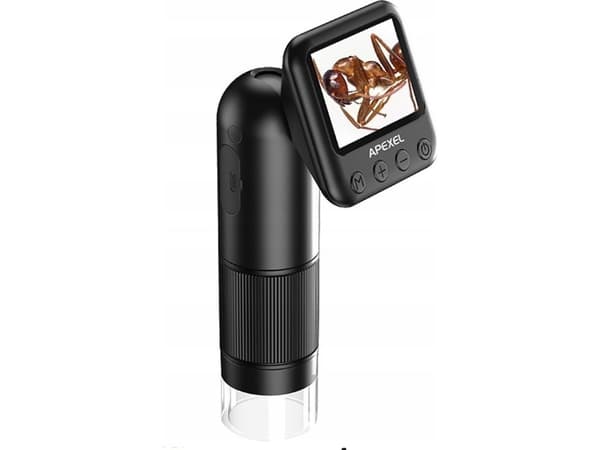 Apexel Digitaalinen mikroskooppi 20-100x + Lcd-näyttö 2.0"" Hd 1080p valokuvat ja videot / Ms003