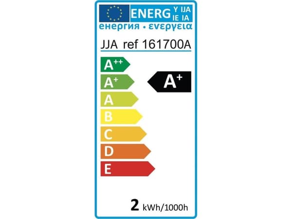 Atmosphera Amber Twisted 2W E27 LED-lampa